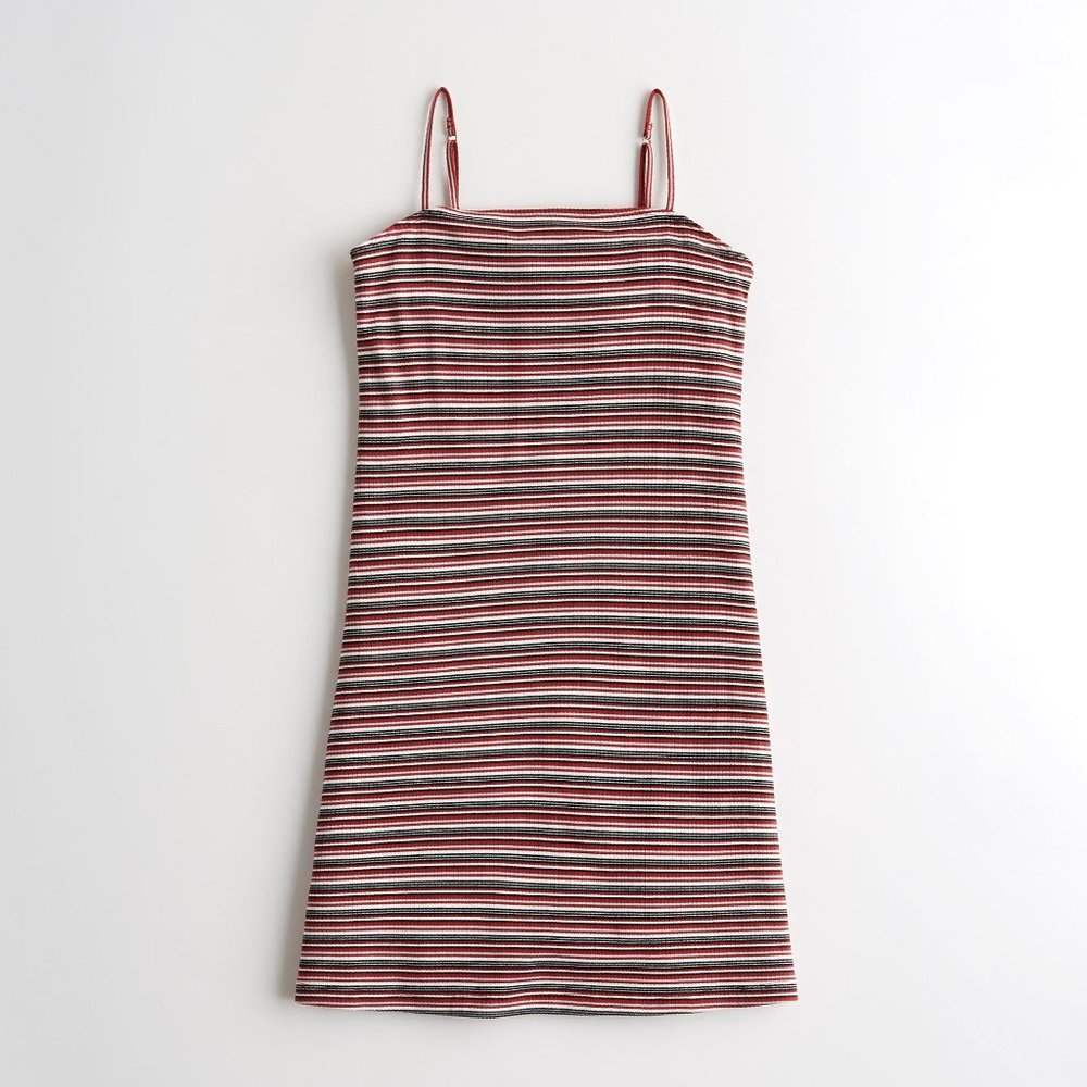 🌸hollister🌸 stripe knit mini dress